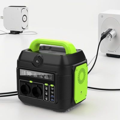 Máy phát điện khẩn cấp nhỏ cầm tay 600W sạc nhanh với lưu trữ năng lượng 100W