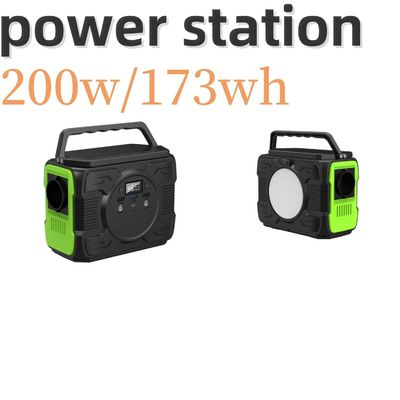 Hoạt động dễ dàng Trạm điện di động 200W với sạc năng lượng mặt trời và pin lithium-ion