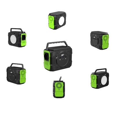 Hoạt động dễ dàng Trạm điện di động 200W với sạc năng lượng mặt trời và pin lithium-ion