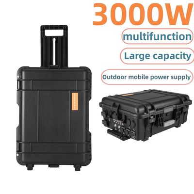 3000wh Bảo vệ An ninh BMS Bảo vệ Nhà máy năng lượng mặt trời di động với pin LiFePO4