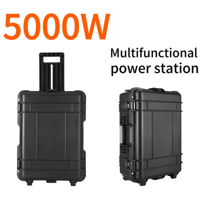 Điện xuất AC 15A Max 5000W Hệ thống lưu trữ năng lượng gia đình cho nhà máy điện di động