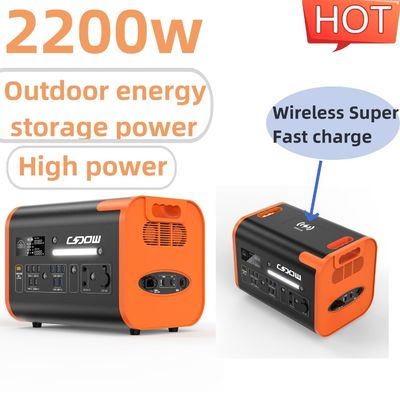 Máy phát điện năng lượng mặt trời 220V được thiết kế cho văn phòng 2200W trạm sạc di động tại cạnh tranh