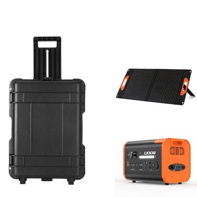 Phương thức sạc xe hơi và năng lượng mặt trời Trạm điện không bị gián đoạn 4000W di động cho ngoài trời