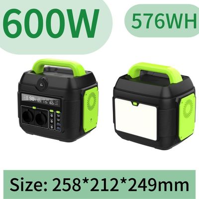 Máy phát điện mặt trời di động 600W với đèn LED 11W và yêu cầu tùy chỉnh