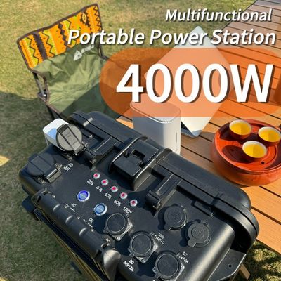 Động cơ phát điện mặt trời dự phòng 4000W Nhà máy điện di động với đèn hiển thị