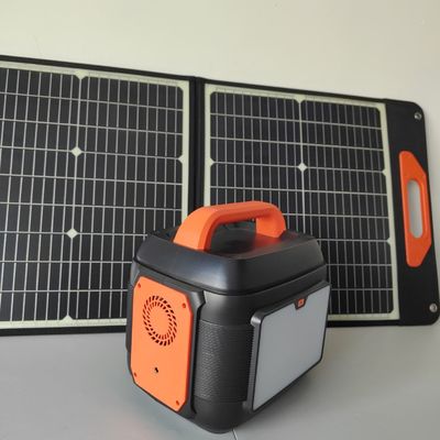 Máy phát điện năng lượng mặt trời di động 576wh / 14.4V / 40ah cho chuyến đi cắm trại gia đình ngoài trời Bắc Mỹ