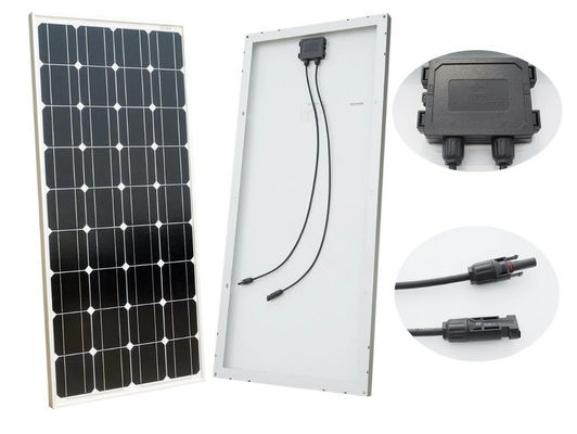 Các vật liệu tinh thể đơn Photovoltaic tấm pin mặt trời 500W cho hệ thống chiếu sáng mặt trời