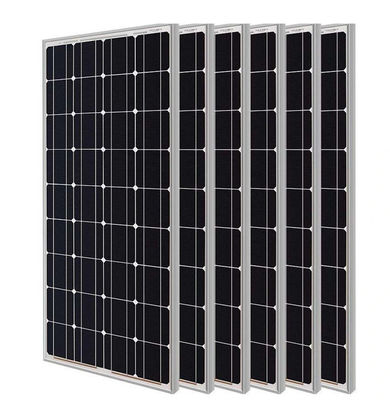 100W32 đơn tinh thể silicon photovoltaic module tấm pin mặt trời với khung nhôm phù hợp cho nhà RV Marine
