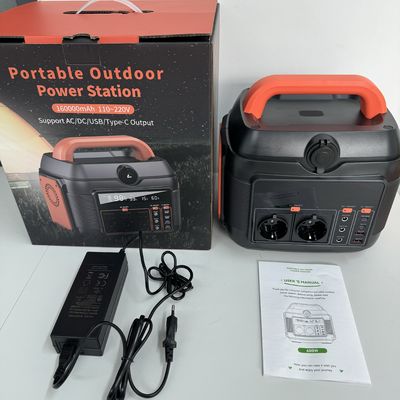 110V 220V trại khẩn cấp 576wh điện mặt trời di động di động 600W