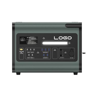 2200W Trạm điện di động nguồn cấp cứu ngoài trời với sóng sinus tinh khiết 220V