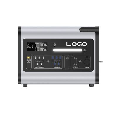 AT22 LiFePO4 2000W Nhà máy điện di động cho cắm trại ngoài trời năng lượng mặt trời cung cấp không bị gián đoạn