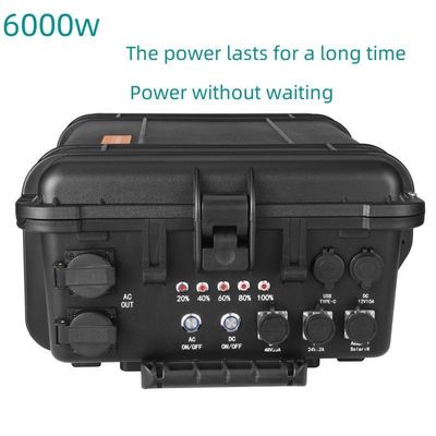 AC Pure Sine Wave Output Ternary Lithium Battery Máy phát năng lượng mặt trời di động cho ngoài trời