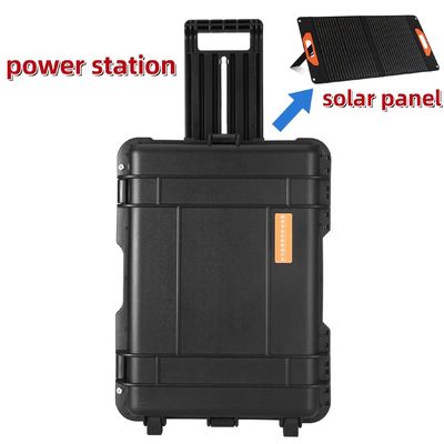 Tất cả ổ cắm đầu ra AC USB / Type-C 18W Max 3000W Máy phát năng lượng mặt trời cho ngoài trời và cắm trại