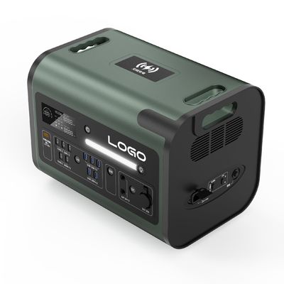 2200W Động cơ phát điện mặt trời Nhà máy điện di động để sạc AC/DC/PV và công suất lớn