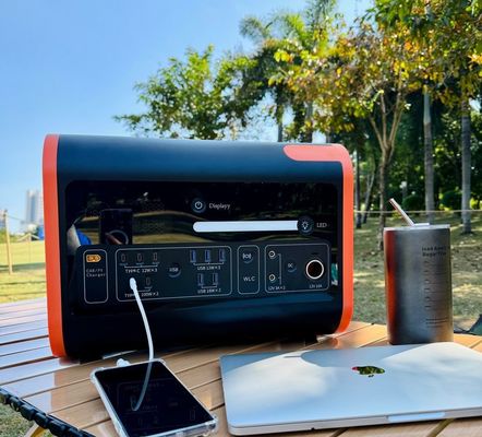 1800W 2000W 2200W Trạm điện di động 2kw với pin Lithium LiFePO4 AT22 Đen