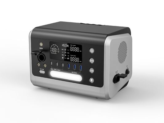 Máy phát năng lượng mặt trời di động 600W cho cắm trại Sạc không dây AC/230 Điện lực