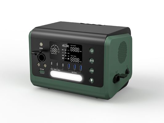 Nhà máy phát điện mặt trời di động 600W HT06 600Wh với đầu ra AC 110V/230V
