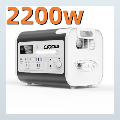 AT22 Nhà máy điện ngoài trời di động với đầu ra AC và pin Lithium Iron Phosphate