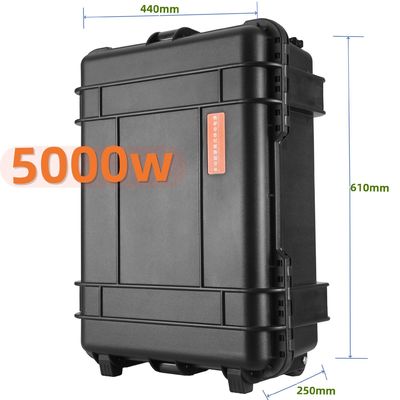 Bộ sạc nhóm pin lithium khẩn cấp 5000W với hệ thống năng lượng mặt trời sạc USB