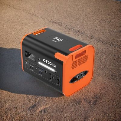 LiFePO4 pin khẩn cấp Cắm trại Máy phát năng lượng mặt trời 1000W 2200W Trạm điện di động