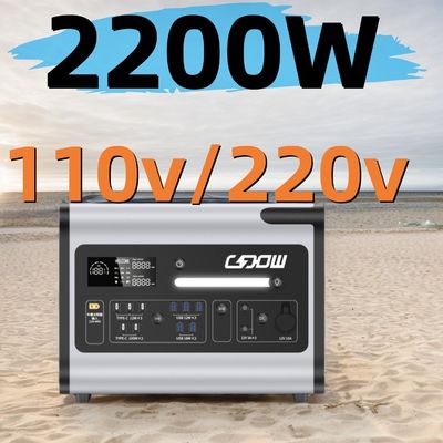 Trạm năng lượng mặt trời 2000W cho gia đình khẩn cấp LiFePO4 pin và bảo vệ BMS an toàn