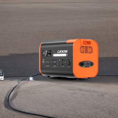 Lớp chống cháy UL94V Trạm điện di động năng lượng mặt trời điện di động Đen với màu cam