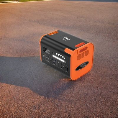 Lớp chống cháy UL94V Trạm điện di động năng lượng mặt trời điện di động Đen với màu cam