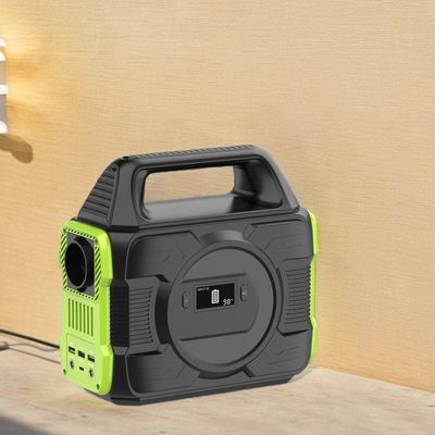 Nhà máy điện cầm tay sạc 110/220V AC với màn hình LCD và pin lithium 300W