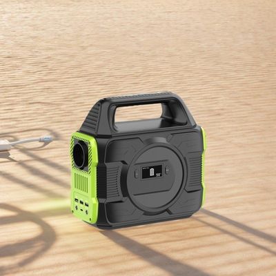 Nhà máy điện cầm tay sạc 110/220V AC với màn hình LCD và pin lithium 300W