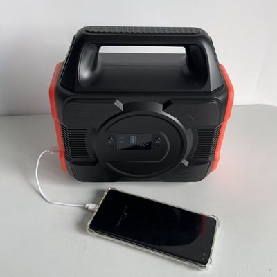 Hệ thống lưu trữ năng lượng di động 300W Trạm điện tái chế cho cắm trại ngoài trời 288wh