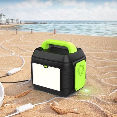 576wh đầu vào năng lượng mặt trời Trạm điện di động 600W Cắm trại ngoài trời USB C-type DC AC Output