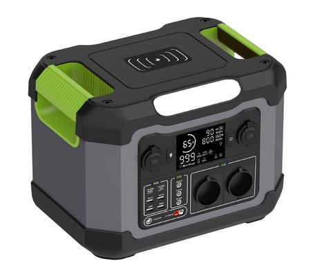 1200W AC Output 230V Trạm điện di động với máy phát điện mặt trời sạc không dây