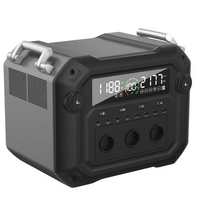 1200W Sạc 2500W Máy phát điện năng lượng mặt trời công suất cao cho nhà máy điện di động gia đình