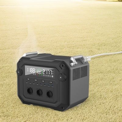 1200W Sạc 2500W Máy phát điện năng lượng mặt trời công suất cao cho nhà máy điện di động gia đình