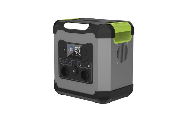 2000W Sạc nhanh MPPT LiFePO4 pin Inverter All-in-One Off Grid Hệ thống mặt trời với ổ cắm đầu ra AC của Anh