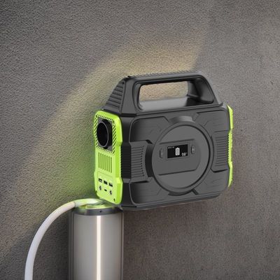 Nhà máy điện hệ thống lưu trữ năng lượng 300W với pin lithium và màn hình tinh thể lỏng