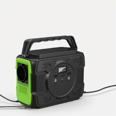 Trạm điện lưu trữ năng lượng ngoài trời 200W với thiết kế đèn pha 100W và đầu ra DC1 2