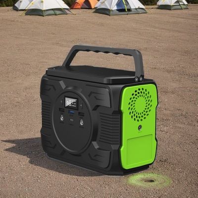 200W Lưu trữ năng lượng Trạm điện di động di động cho cắm trại ngoài trời Máy phát điện RV mặt trời