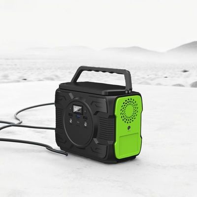 Trạm điện năng lượng lưu trữ năng lượng mặt trời portable với đầu ra AC 200W và đầu ra USB
