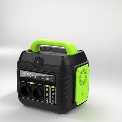 Trạm điện lưu trữ năng lượng ngoài trời 600W với MPPT và hiển thị tinh thể lỏng