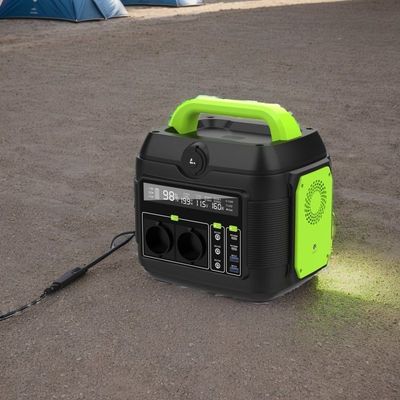 Trạm điện lưu trữ năng lượng di động ngoài trời di động 600W để sạc máy bay không người lái RV mặt trời