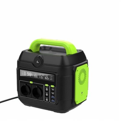 Nhà máy điện di động nạp năng lượng mặt trời ngoài trời với pin lithium 600W và gói tháo rời