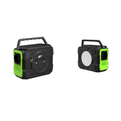 Trạm điện di động ngoài trời với 200W AC Output Sản xuất pin mặt trời sạc và đèn LED
