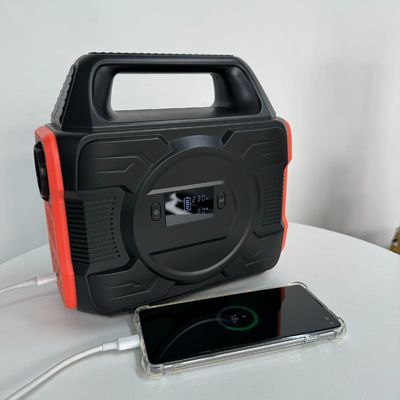 Năng lượng cao 300W Nhà máy lưu trữ năng lượng RV ban công với đèn LED Điện thoại di động Điện năng AC S3