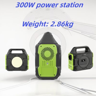 Nhà máy điện di động 300W 288wh Máy phát năng lượng mặt trời ngoài trời S3 cho trại và RV Power