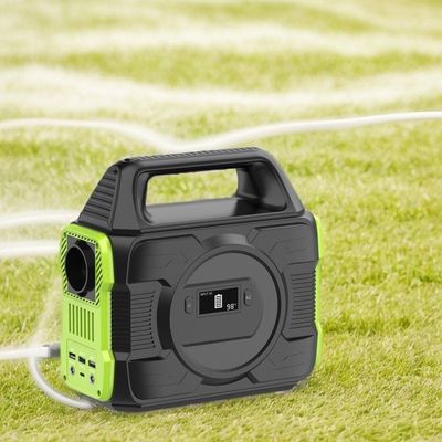 EU AC Socket tương thích với tất cả các nhà máy năng lượng mặt trời di động 300W với pin Lithium RV