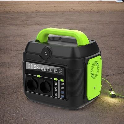 Máy phát pin pin mặt trời di động 600W Nhà máy điện đa chức năng cho các cuộc phiêu lưu ngoài trời