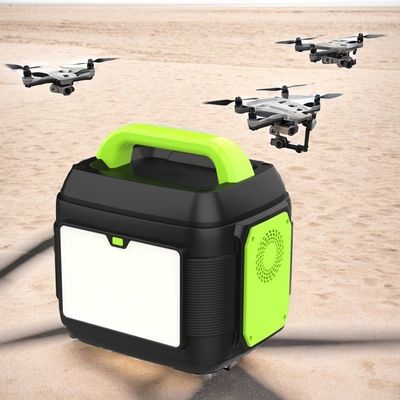 S6 Trại / RV Lithium pin điện di động sạc khẩn cấp 600W Trạm điện di động với ổ cắm AC Us đầu ra USB / Type-C