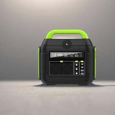 Khởi mở màn hình tinh thể lỏng 600W Sản xuất điện khẩn cấp mini sạc nhanh với ổ cắm AC EU