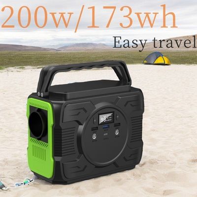 Trại khẩn cấp Nhà máy điện 200W với pin LiFePO4 và máy phát năng lượng mặt trời di động
